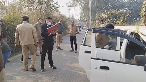 Police at Encounter place