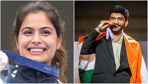 Manu Bhaker, D Gukesh
