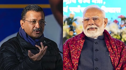 ಅರವಿಂದ್ ಕೇಜ್ರಿವಾಲ್ - ಪ್ರಧಾನಿ ಮೋದಿ