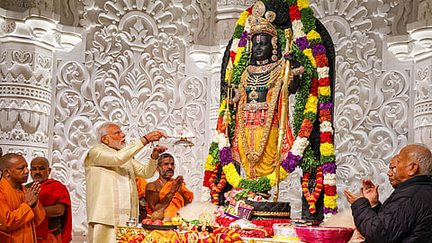 ಪ್ರಧಾನಿ ಮೋದಿ-ರಾಮಲಲ್ಲಾ