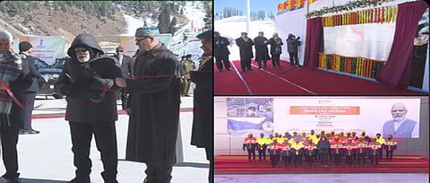 inauguration of Z-Morh tunnel by PM Modi
