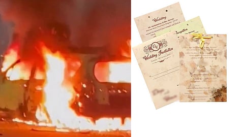 Delhi Man Dies As Car Catches Fire