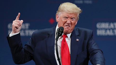 US president Donald Trump