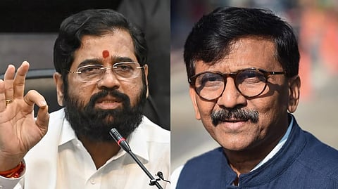 ಏಕನಾಥ್ ಶಿಂಧೆ - ಸಂಜಯ್ ರಾವತ್
