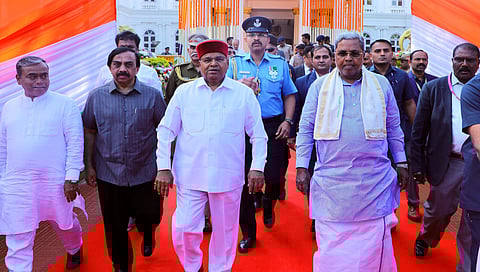 CM Siddaramaiah with Governor