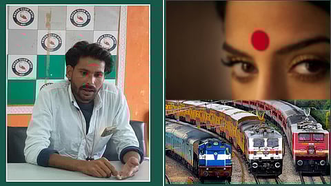 Railway employee suspended after husband complains