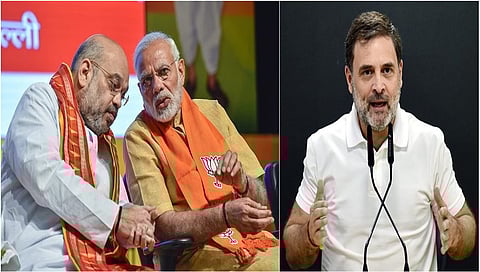 Amit Shah-Narendra Modi-Rahul Gandhi