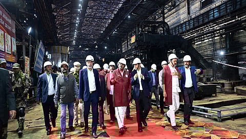 HDKumaraswamy visit BSL