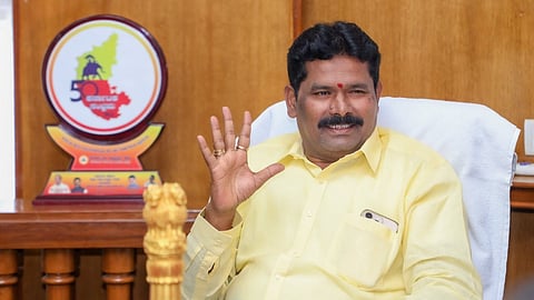 Minister Shivaraj Thangadagi