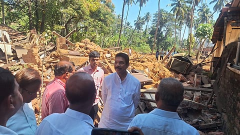 ಸ್ಥಳಕ್ಕೆ ಭೇಟಿ ನೀಡಿರುವ ನಳಿನ್ ಕುಮಾರ್ ಕಟೀಲ್.