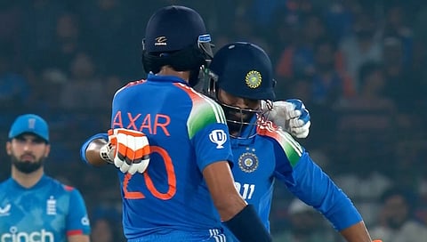 Axar Patel and Rohit Sharma