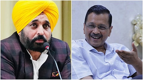 Punjab CM bhagwant Mann- Delhi CM Arvind Kejriwal