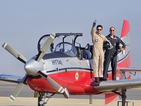 HAL-manufactured indigenous Basic Trainer Aircraft HTT-40