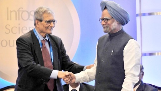 Amartya Sen-Manmohan Singh