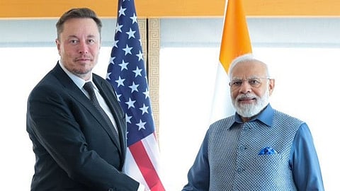 Elon Musk-Narendra Modi