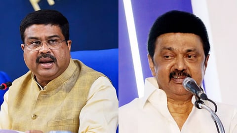 Dharmendra Pradhan-MK Stalin