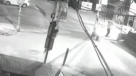 ಸಿಸಿಟಿವಿ ದೃಶ್ಯಾವಳಿ.