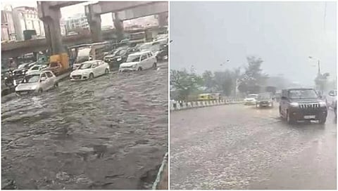 ರಣಬಿಸಿಲಿಗೆ ಬೆಂಡಾಗಿದ್ದ ಕರುನಾಡಿಗೆ ತಂಪೆರೆದ ವರುಣ: ಬೆಂಗಳೂರಿನಲ್ಲಿ ಆಲಿಕಲ್ಲು ಸಹಿತ ಧಾರಾಕಾರ ಮಳೆ, ಸವಾರರ ಪರದಾಟ!