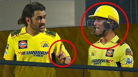MS Dhoni-Rachin Ravindra