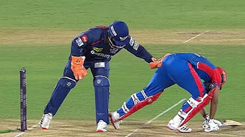 Rishabh Pant playfully stumps Kuldeep Yadav