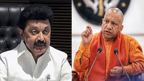 Tamil Nadu Chief Minister MK Stalin, UP CM Yogi Adityanath