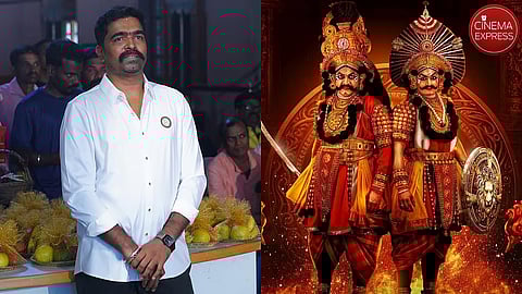 ರವಿ ಬಸ್ರೂರು ಹಾಗೂ ಚಿತ್ರದ ಪೋಸ್ಟರ್
