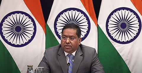 External Affairs Ministry spokesperson Randhir Jaiswal