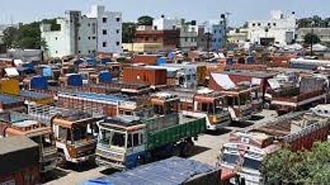 Truckers strike