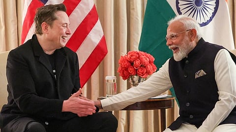 Elon Musk and PM Modi