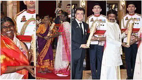 President confers awards