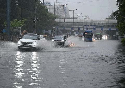 Delhi rain photos