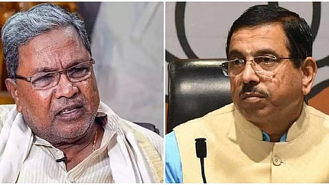 Siddaramaiah And pralhad Joshi