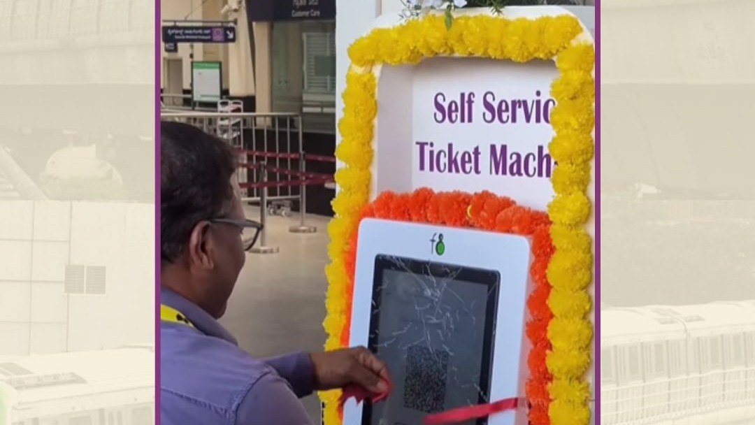 BMRCL installs self-service ticket machines at Baiyappanahalli