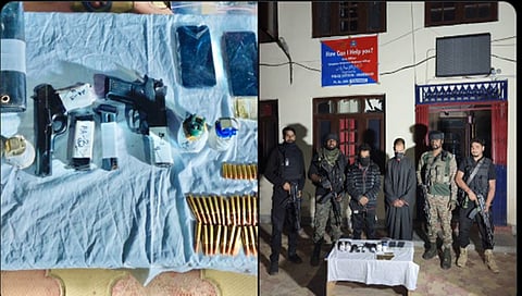 Two terrorist associates arrested