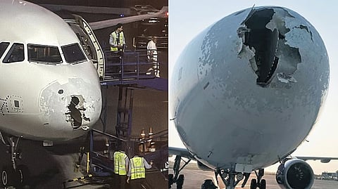 The IndiGo A321neo aircraft, operating flight 6E 2142,