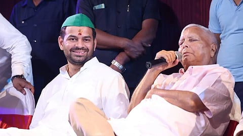 ತೇಜ್ ಪ್ರತಾಪ್ ಯಾದವ್-ಲಾಲು ಯಾದವ್