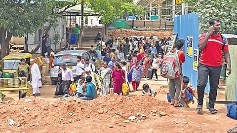 Construction at Bengaluru Cantonment Railway Station