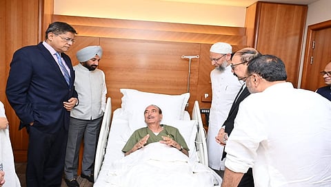 Ghulam Nabi Azad hospitalised