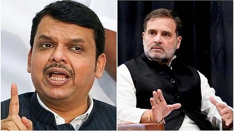 ದೇವೇಂದ್ರ ಫಡ್ನವಿಸ್-ರಾಹುಲ್ ಗಾಂಧಿ