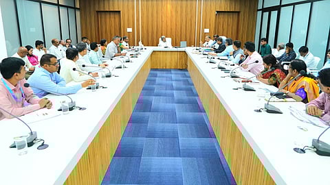 CM reviewed the state’s health preparedness
