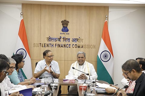 CM Siddaramaiah in 16th Finance Commission