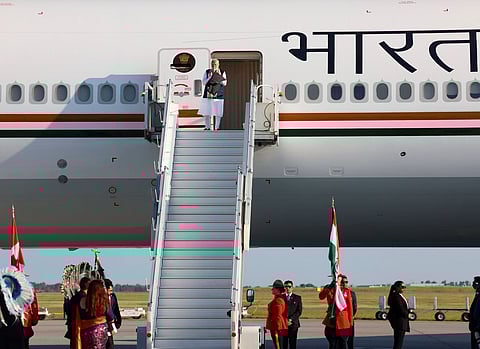 PM Modi Landed in Calgary, Canada