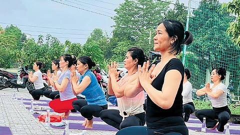 The people of Vietnam love yoga and nearly 90 per cent of them perform yoga regularly