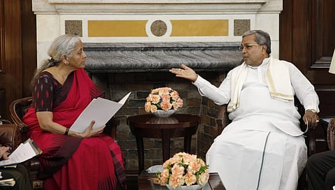 CM Siddaramaiah meets Nirmala Sitharaman