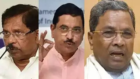 Parameshwar, Pralhad Joshi and CM Siddaramaiah