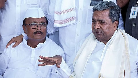 Siddaramaiah and BR patil (File image)