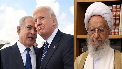 Netanyahu-Trump-Ayatollah Makarem Shirazi