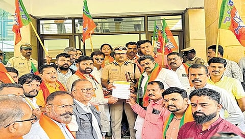BJP workers demand strict action over attack on Hindu activists