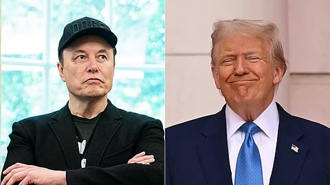 Elon Musk and US President Donald Trump