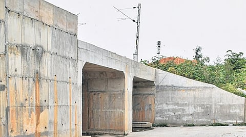 Road under bridge (RUB) in Babusapalya